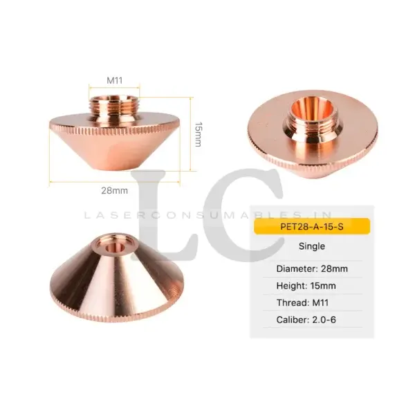 LASER NOZZLE D28 TYPE E (BOOSTER TYPE) SINGLE LAYER