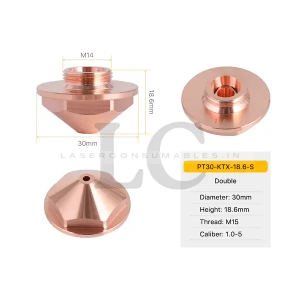 LASER NOZZLE D30 TYPE F (THOR TYPE) SINGLE LAYER